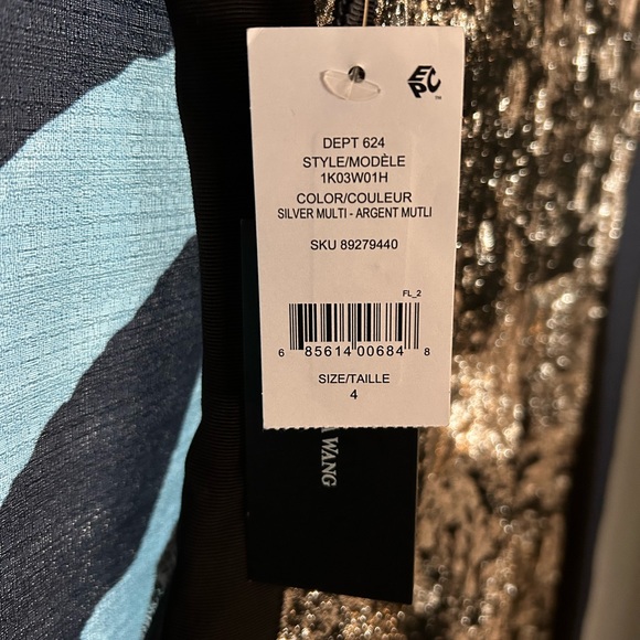 NWT Vera Wang Dress Size 4 - Picture 5 of 7